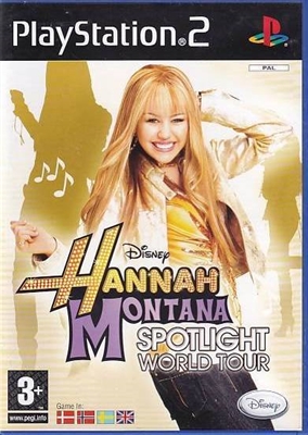 Disney Hannah Montana Spotlight World Tour - PS2 (Genbrug)